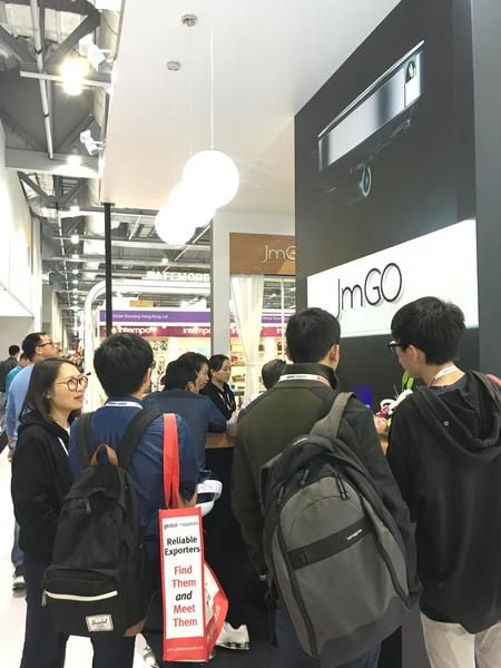 堅果智能影院亮相香港，環球資源電子產品展(圖1)